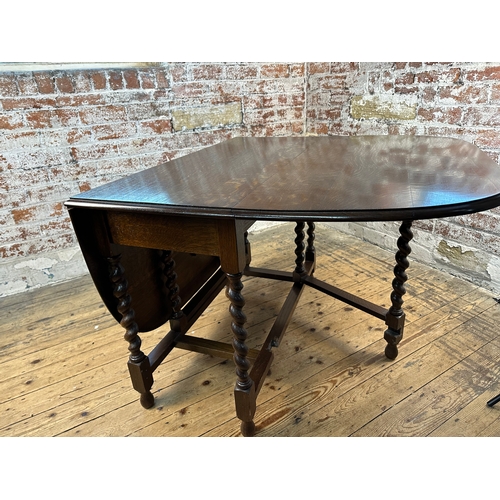 538 - Barley Twist Gateleg Dining Table