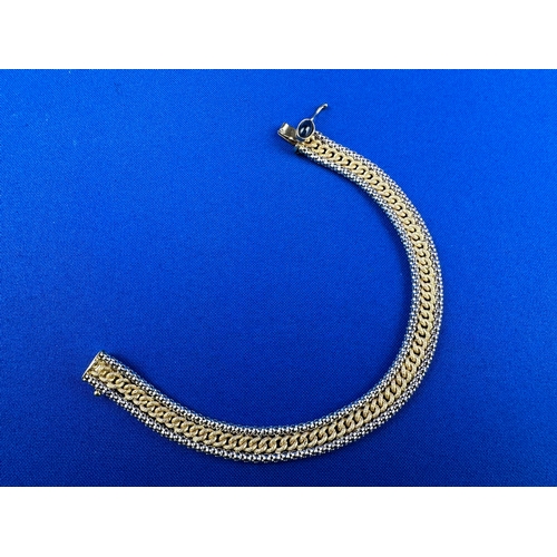 68 - 19.2ct 800 Gold (Portugal) Bracelet 15.35g