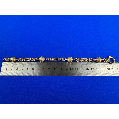 70 - 19.2ct 800 Gold Bracelet (Portugal) 17.87g