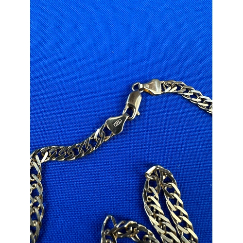 64 - 9ct 375 Gold Chain Necklace 15.1g 56cm