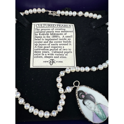 87 - KJK New York Cultured Pearl Necklace