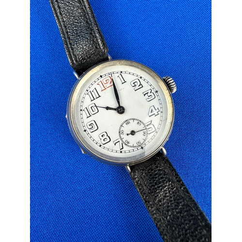 76 - Silver Trench Watch