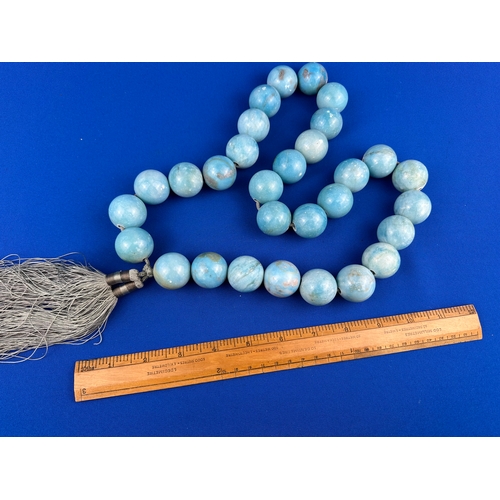 250 - Huge Natural Stone Worry Beads