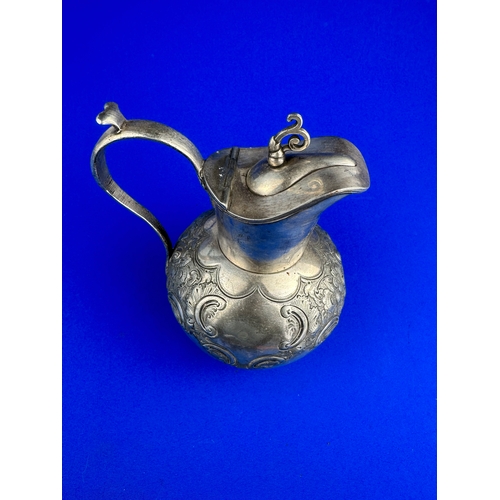 252 - Pewter lidded Pitcher