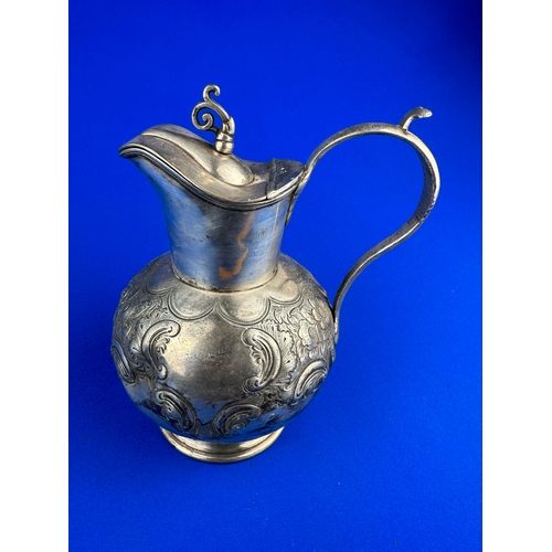 252 - Pewter lidded Pitcher