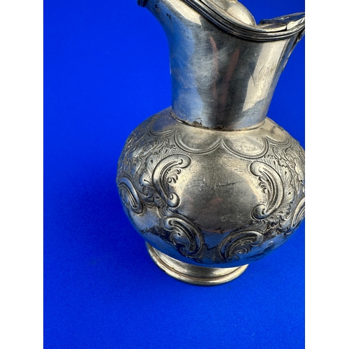 252 - Pewter lidded Pitcher