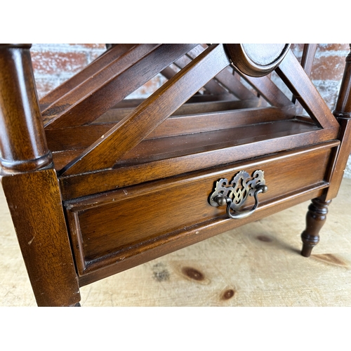 370 - Vintage Canterbury Style Magazine Rack