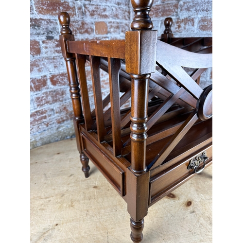 370 - Vintage Canterbury Style Magazine Rack