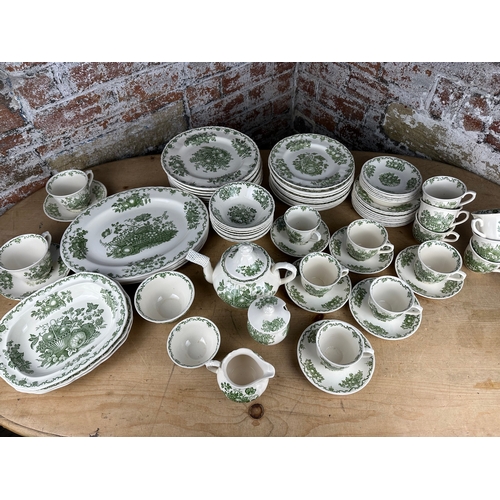 177 - Good Quantity of Masons Ironstone Fruit Basket Pattern Dinner & Tea Service Items