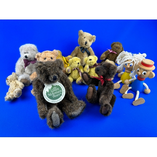 119 - Miniature Teddy Bears including Boyds Bear & Mary Mayer's