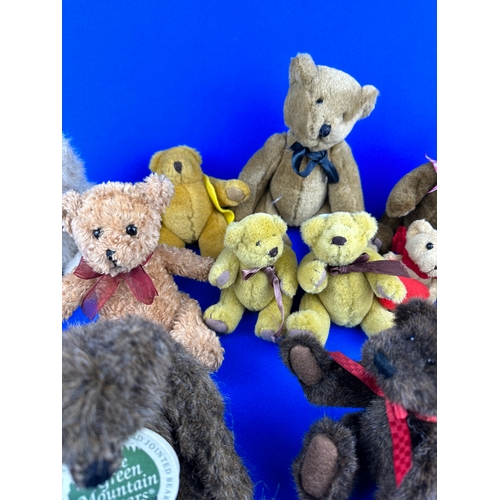 119 - Miniature Teddy Bears including Boyds Bear & Mary Mayer's