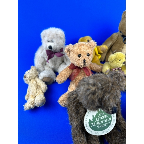 119 - Miniature Teddy Bears including Boyds Bear & Mary Mayer's