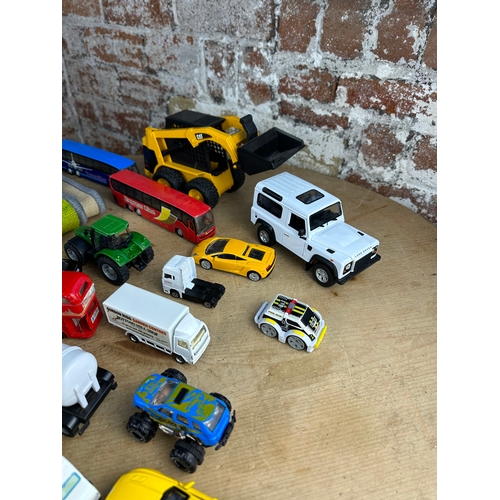 331 - Ikea Car Mat / Rug with Collection of Toy Cars