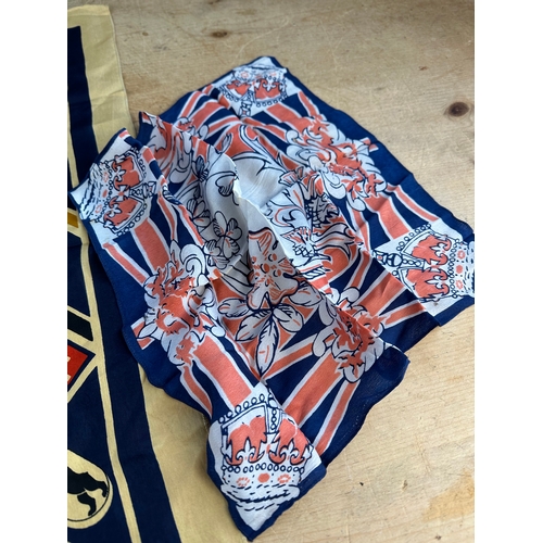 239 - Pre-War Silk Scarf with Flag Design