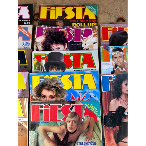 354 - 13 Vintage Adult Magazines - Fiesta