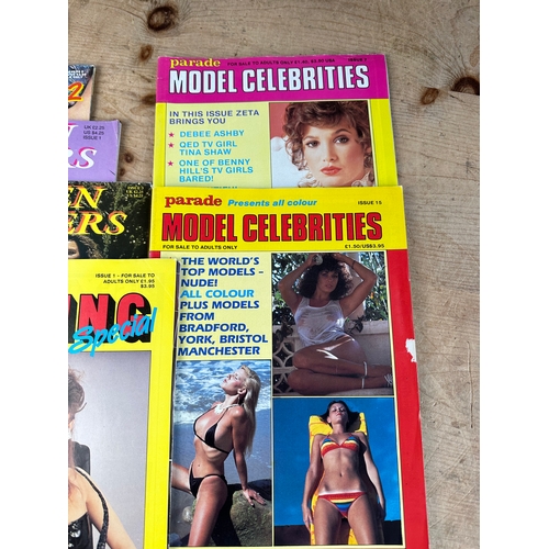 356 - 7 Vintage Adult Magazines