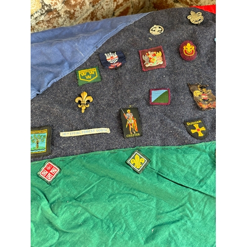 240 - Vintage Boy Scouts Blanket with Badges