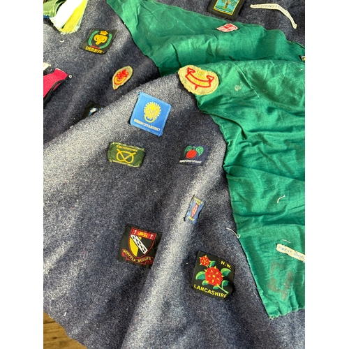 240 - Vintage Boy Scouts Blanket with Badges