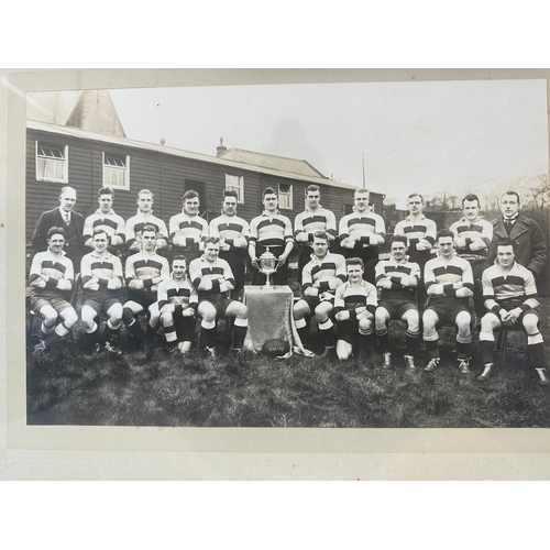 242 - Local Interest 1926/27 Halifax R.U.F.C. Winners of Yorkshire Challenge Cup Photograph