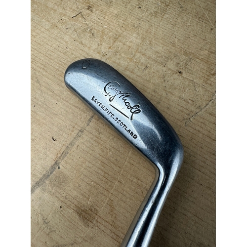 136 - Vintage Hickory Shaft George Nicoll Golf Club