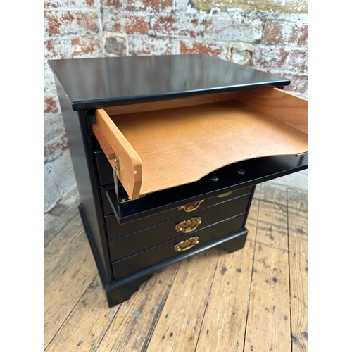 388 - John Austin Ebonised Sheet Music Drawers