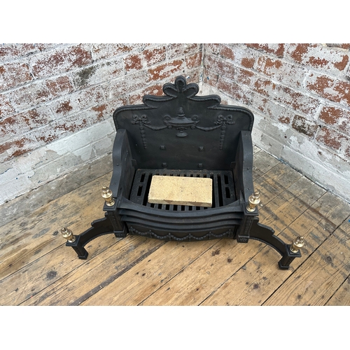 391 - Heavy Cast Iron Fire Place