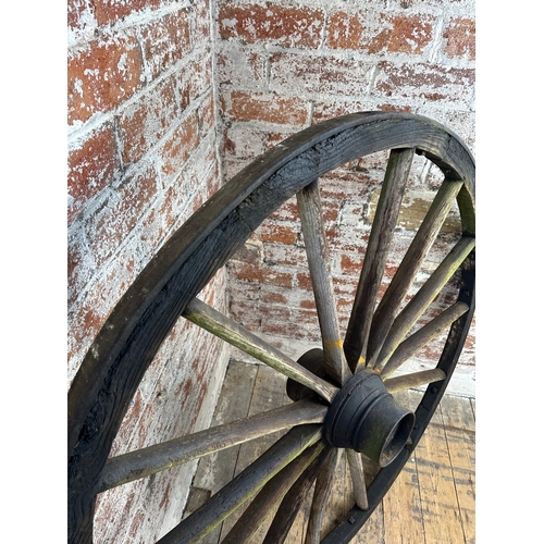 130 - Large (116cm diameter) Vintage Cart Wheel