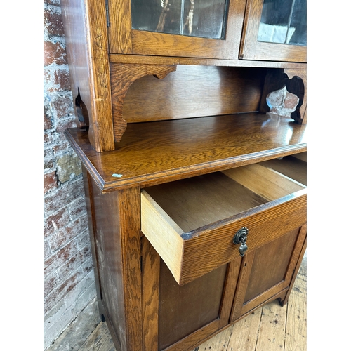 393 - Arts & Crafts Style Oak Sideboard