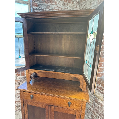 393 - Arts & Crafts Style Oak Sideboard