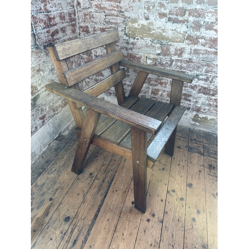 402 - Solid Wood Garden Chair