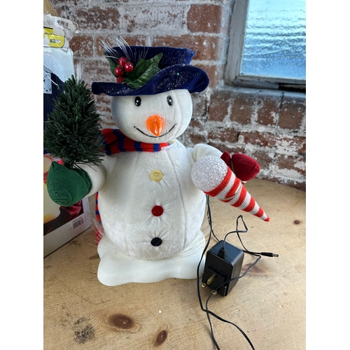 348 - Fibre Optic Snowman