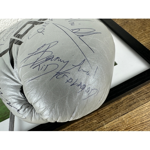 169 - Boxing - Billy Joe Saunders Hand Signed Autographed Picture alongside RBK Boxing Glove with many oth... 