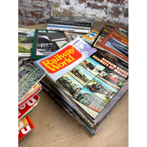 328 - Box of Train & Railway Books & Magazines