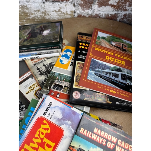 328 - Box of Train & Railway Books & Magazines