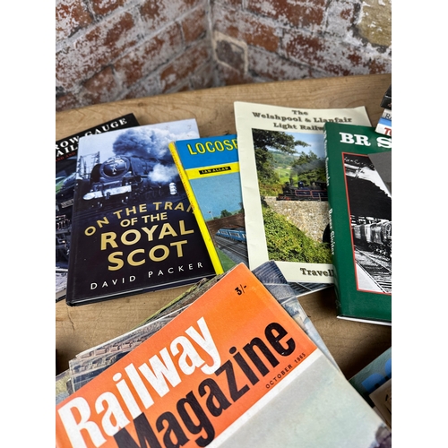 328 - Box of Train & Railway Books & Magazines