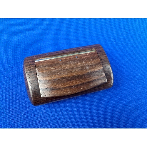 105 - Antique Wood Snuff Box