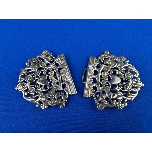 8 - Silver Nurses Buckle 48g