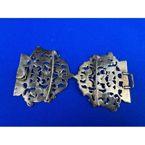 8 - Silver Nurses Buckle 48g