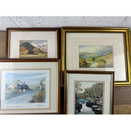 301 - Six Framed Countryside Prints by Various Artists.