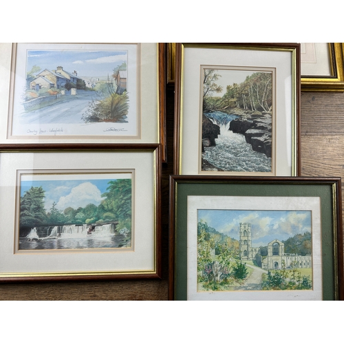 301 - Six Framed Countryside Prints by Various Artists.