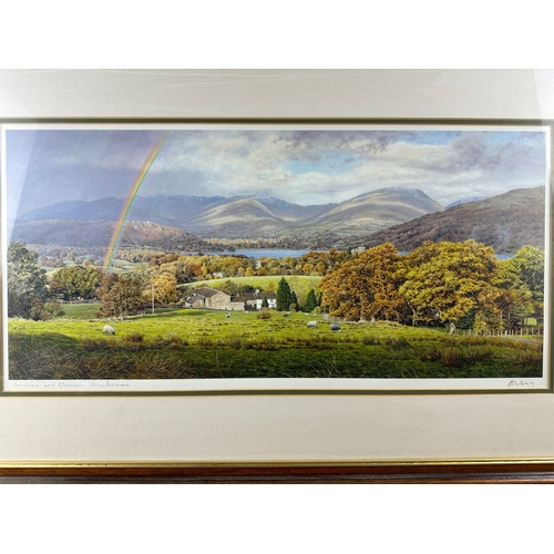 309 - Keith Melling 'Sunshine and Showers, Windermere' - Large Artist Signed Print - 80 x 50cm