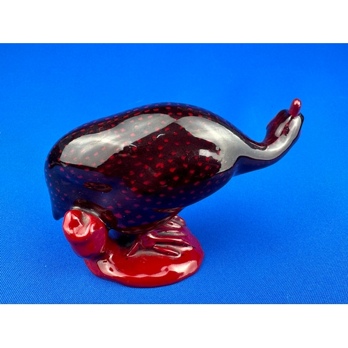 191 - Rare Royal Doulton Flambe Grouse