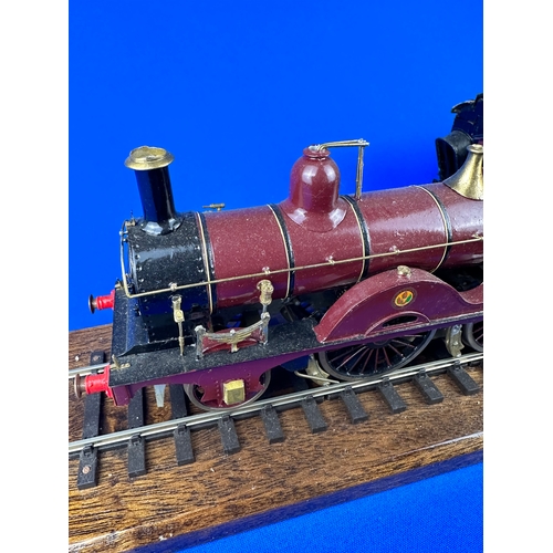 127 - Two Very Intricate Handbuilt Tinplate Train Models & a Carriage by PC Models