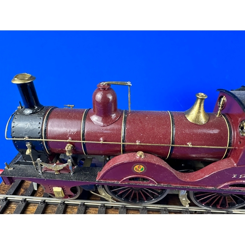 127 - Two Very Intricate Handbuilt Tinplate Train Models & a Carriage by PC Models