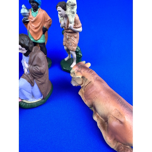 280 - Vintage Nativity Scene c1940s - Composition