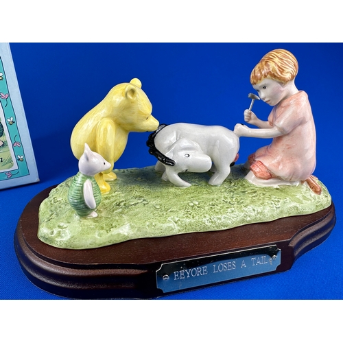 190 - Royal Doulton Winnie The Pooh - Eeyore Loses a Tail.