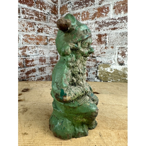 274 - Record Tools Solid Cast Iron Gnome - Green