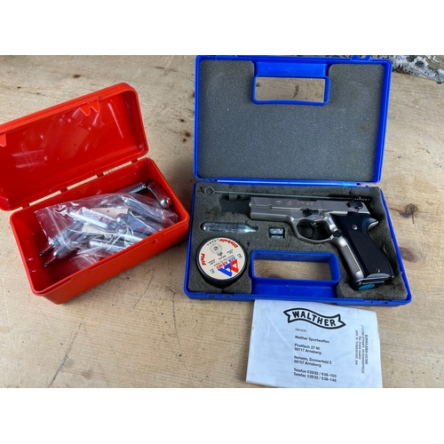 138 - Walther CP88 CO2 .177 Target Pistol