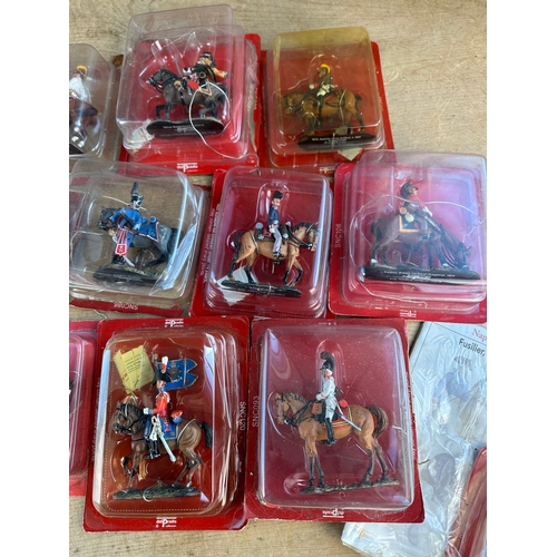 57 - Quantity of Mounted Del Prado Figures, 16