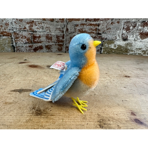 66 - Vintage Steiff Bird - Martha Stewart Limited Edition Bluebird  1340/1500